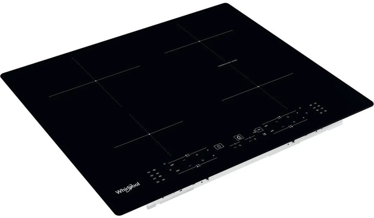 Whirlpool WB B8360 NE Inbouwinductiekookplaat 4 Zones - 59cm Zwart