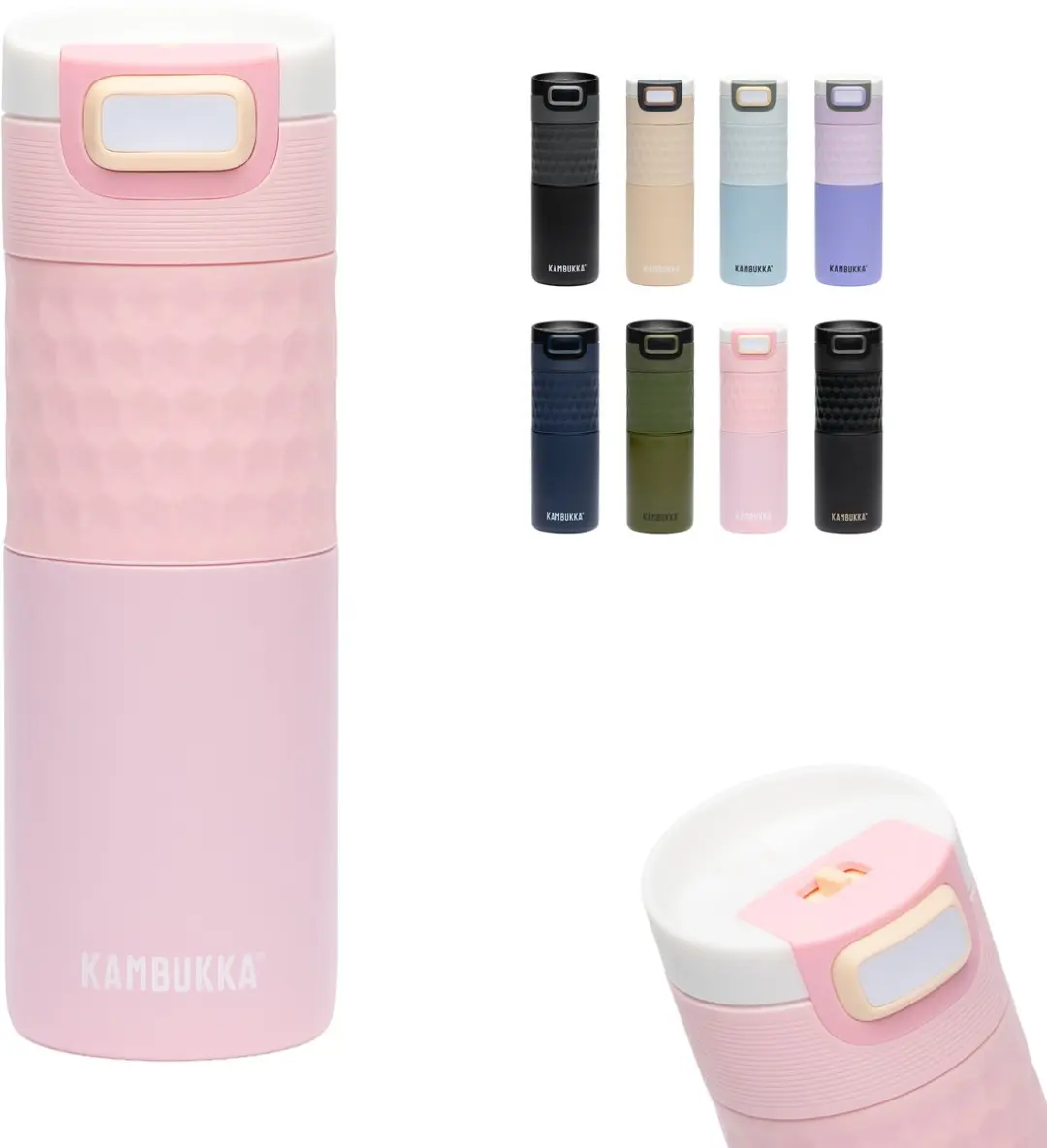 Kambukka Etna Grip Thermosbeker 500ml Pink Aura