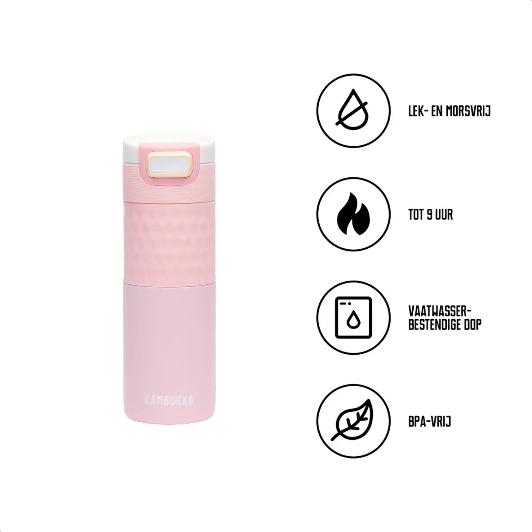 Kambukka Etna Grip Thermosbeker 500ml Pink Aura - afbeelding 2 van 5