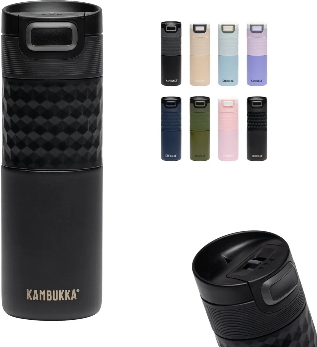 Kambukka Etna Grip Thermosbeker 500ml Black Velvet