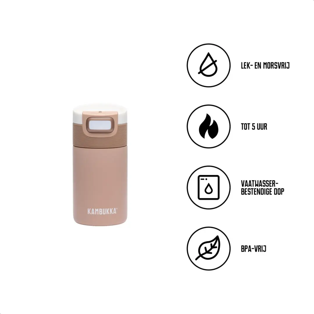 Kambukka Etna Thermosbeker 300ml - Cinnamon Charm - afbeelding 2 van 6