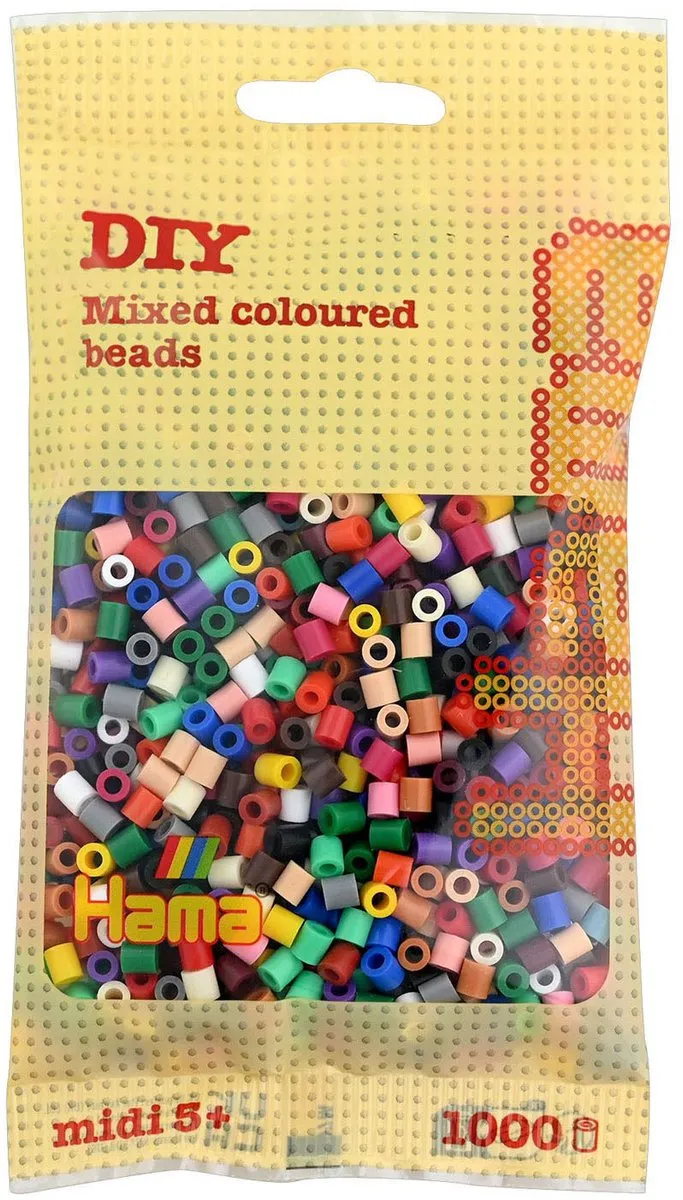 Hama Strijkkralen Assortiment 1000 Stuks - Wit