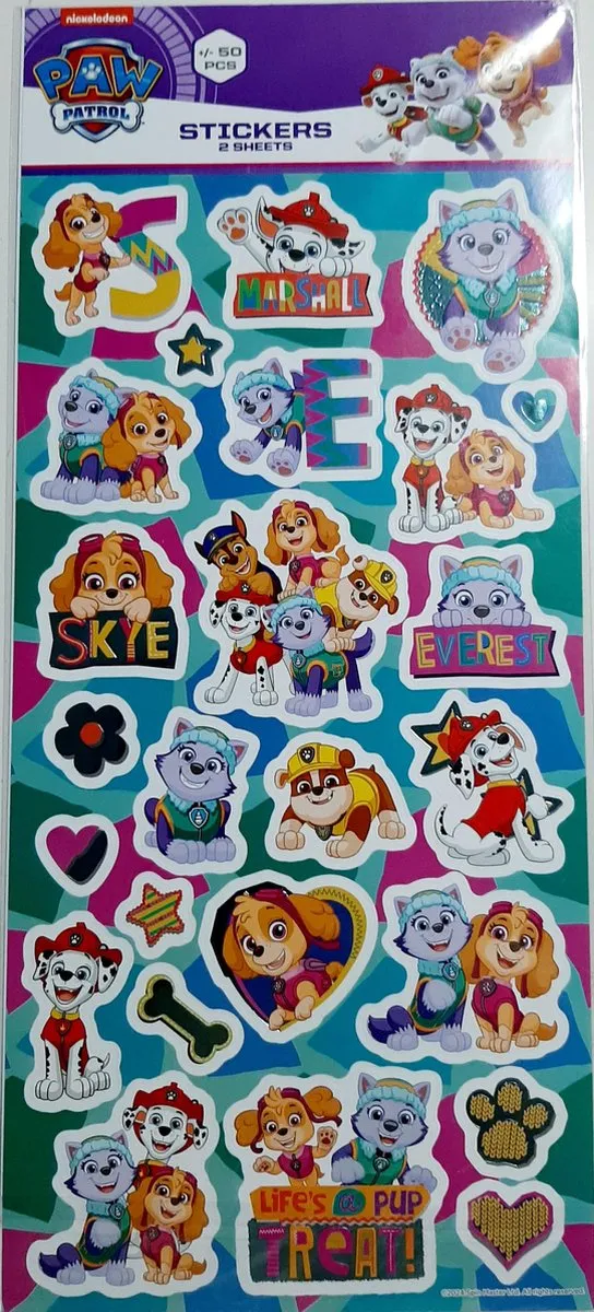 Nickelodeon Paw Patrol Roze Stickers
