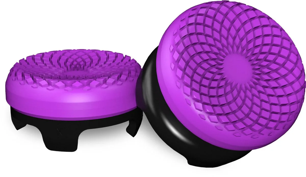 KontrolFreek FPS Freek Frenzy voor Xbox | Performance Thumbsticks | 1 High-Rise, 1 Mid-Rise | Purple/Black