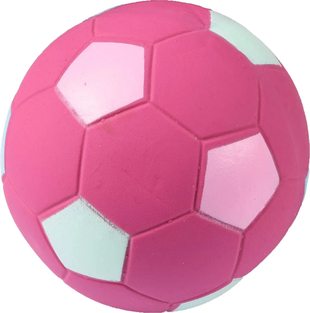 Flamingo Latex Voetbal Honden - Roze/Groen/Blauw - afbeelding 2 van 6