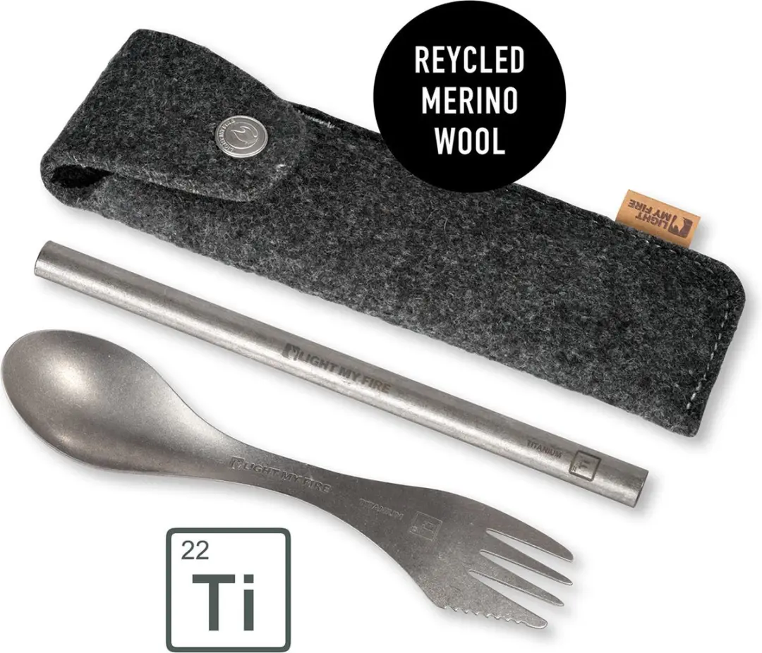 Light My Fire Spork en Rietje Titanium