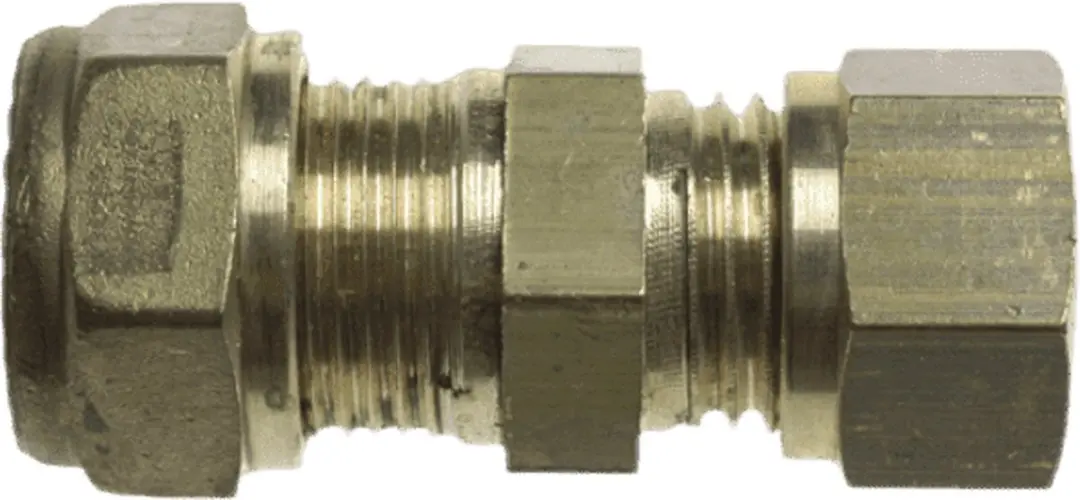 Gimeg Verloopkoppeling 6/8 x 8/10mm Goud