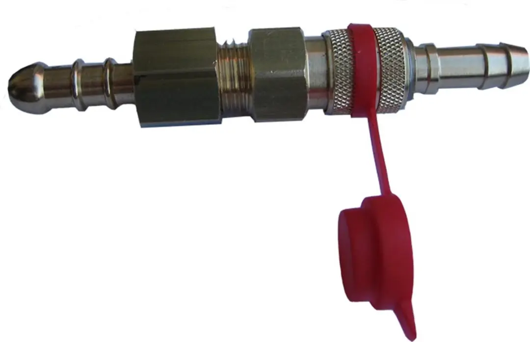 Gimeg snelkoppeling 2x slangtule 8mm