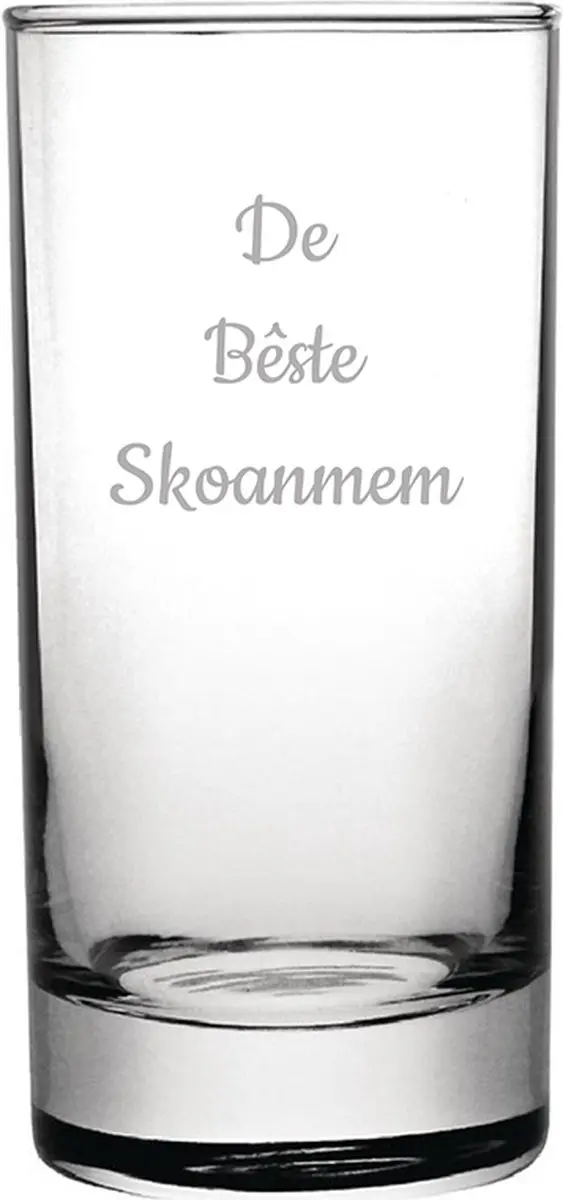 Gegraveerde longdrinkglas 28,5cl De Bêste Skoanmem