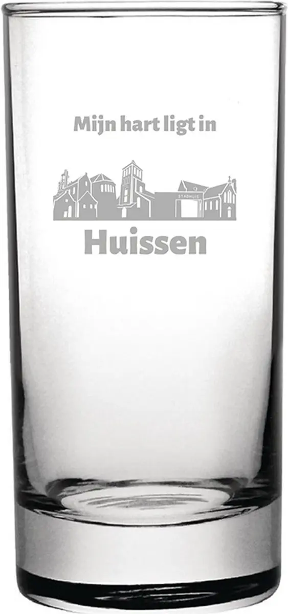 Gegraveerde longdrinkglas 28,5cl Huissen