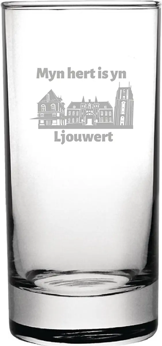 Gegraveerde longdrinkglas 28,5cl Ljouwert