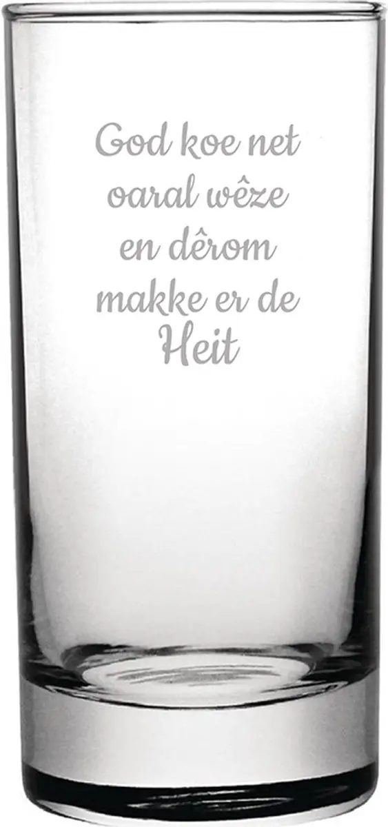 Longdrinkglas gegraveerd