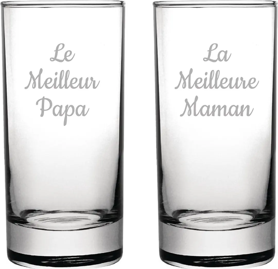 Longdrinkglas gegraveerd