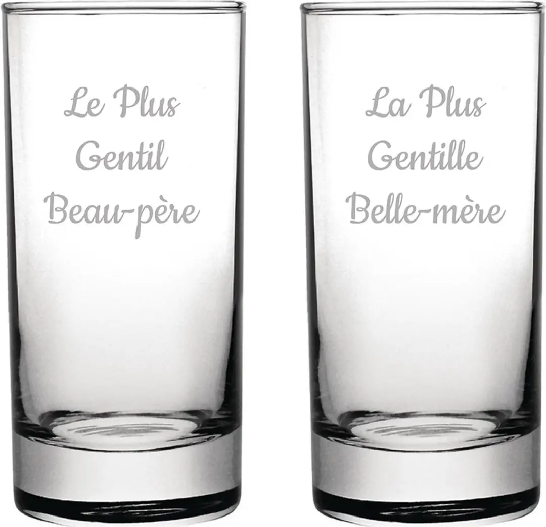 Longdrinkglas gegraveerd