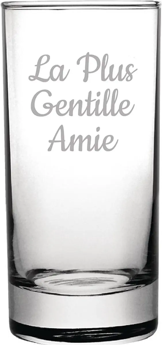 Longdrinkglas gegraveerd