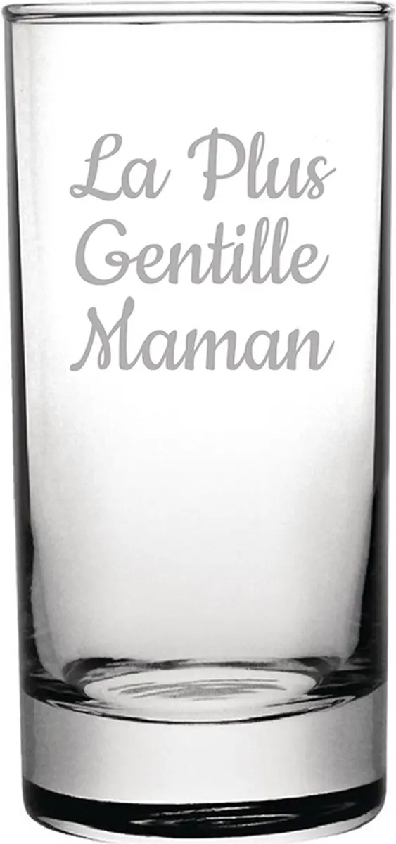Longdrinkglas gegraveerd