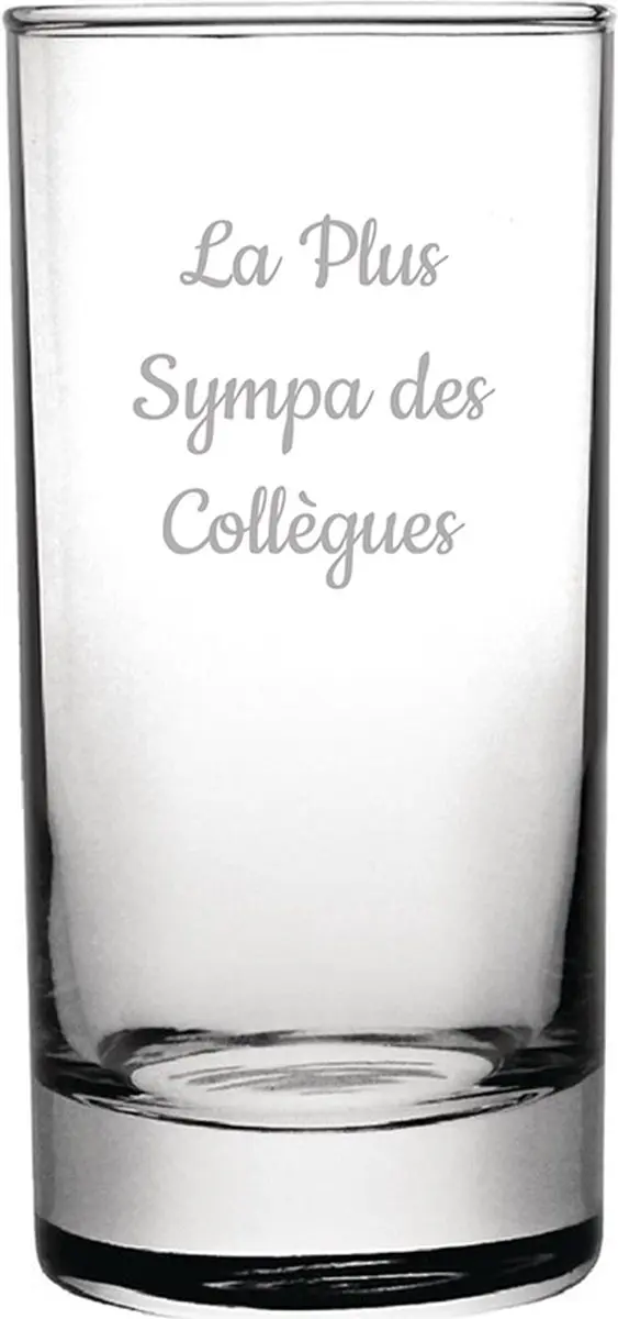 Longdrinkglas gegraveerd