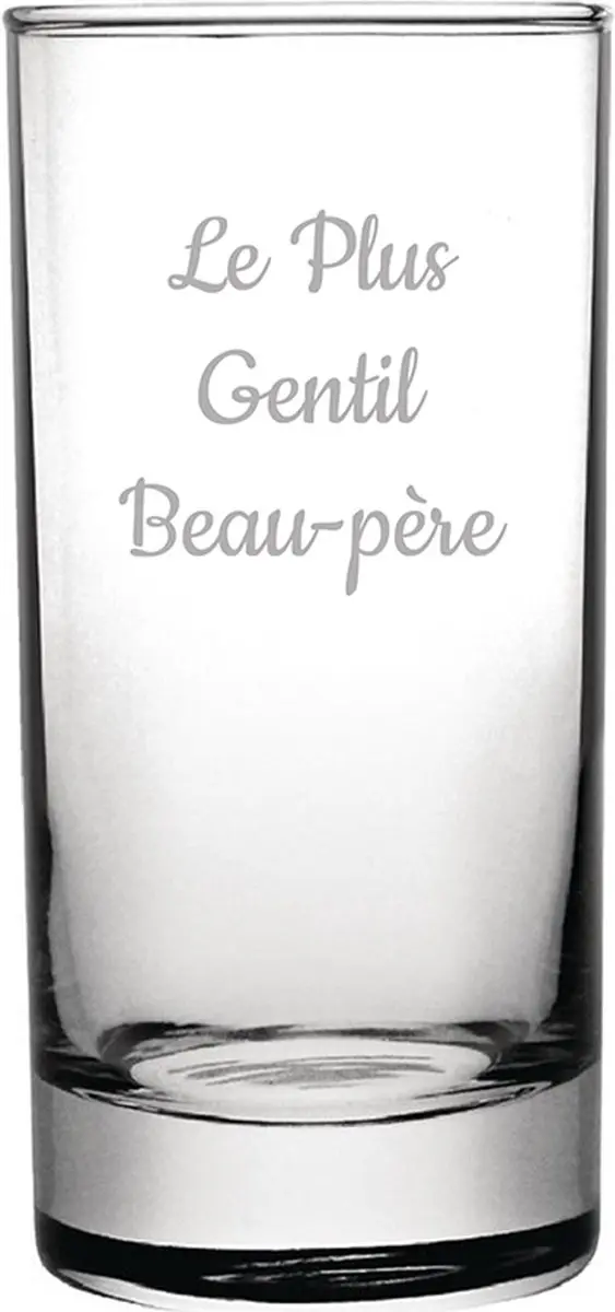 Longdrinkglas gegraveerd