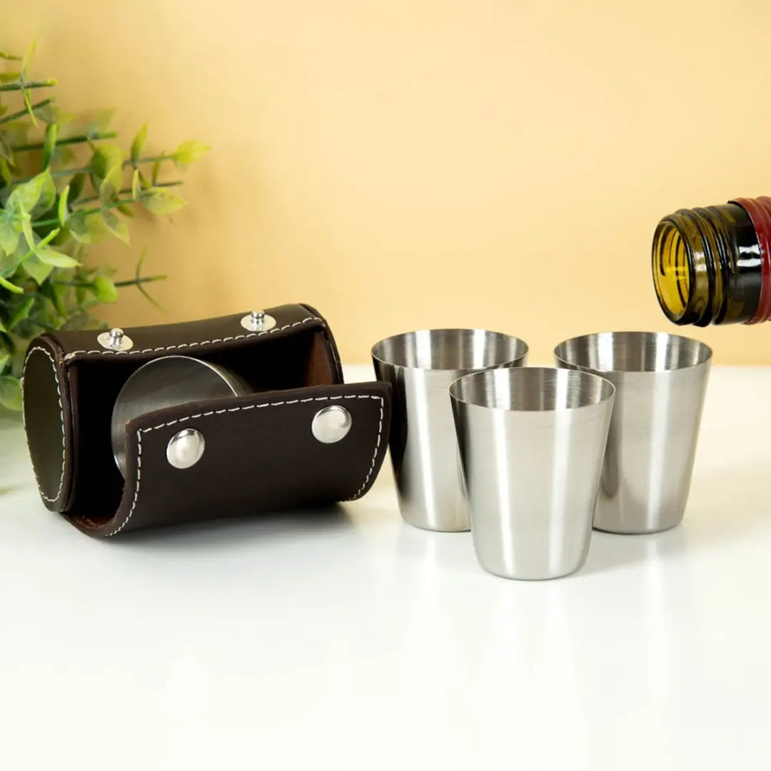 Kikkerland Shotglazen Set 4-delig