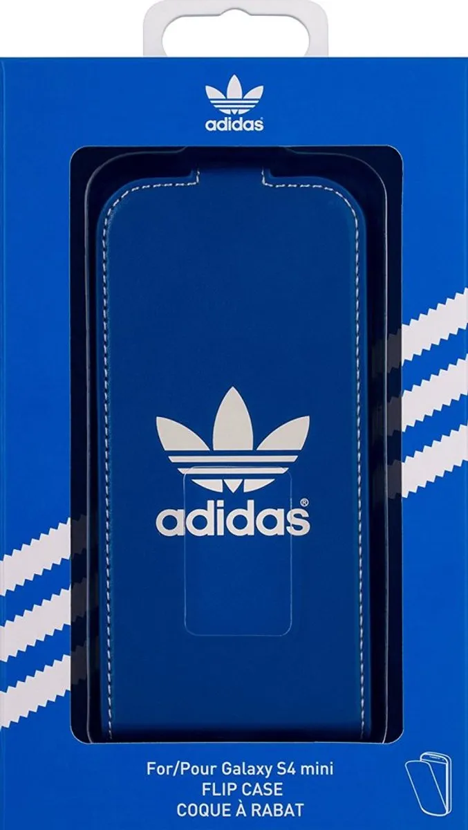 Adidas Flip Case Samsung Galaxy S4 Mini - Blauw