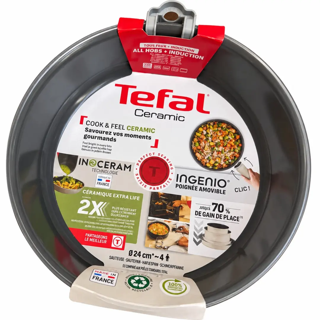 Tefal Ingenio Ceramic Hapjespan 24 cm