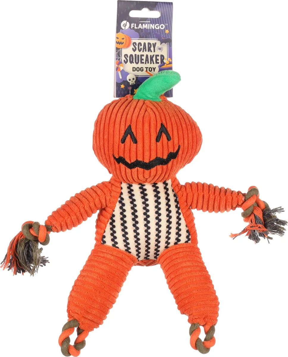 Flamingo Bunut Halloween Honden Speelgoed - Oranje 29x10x33cm