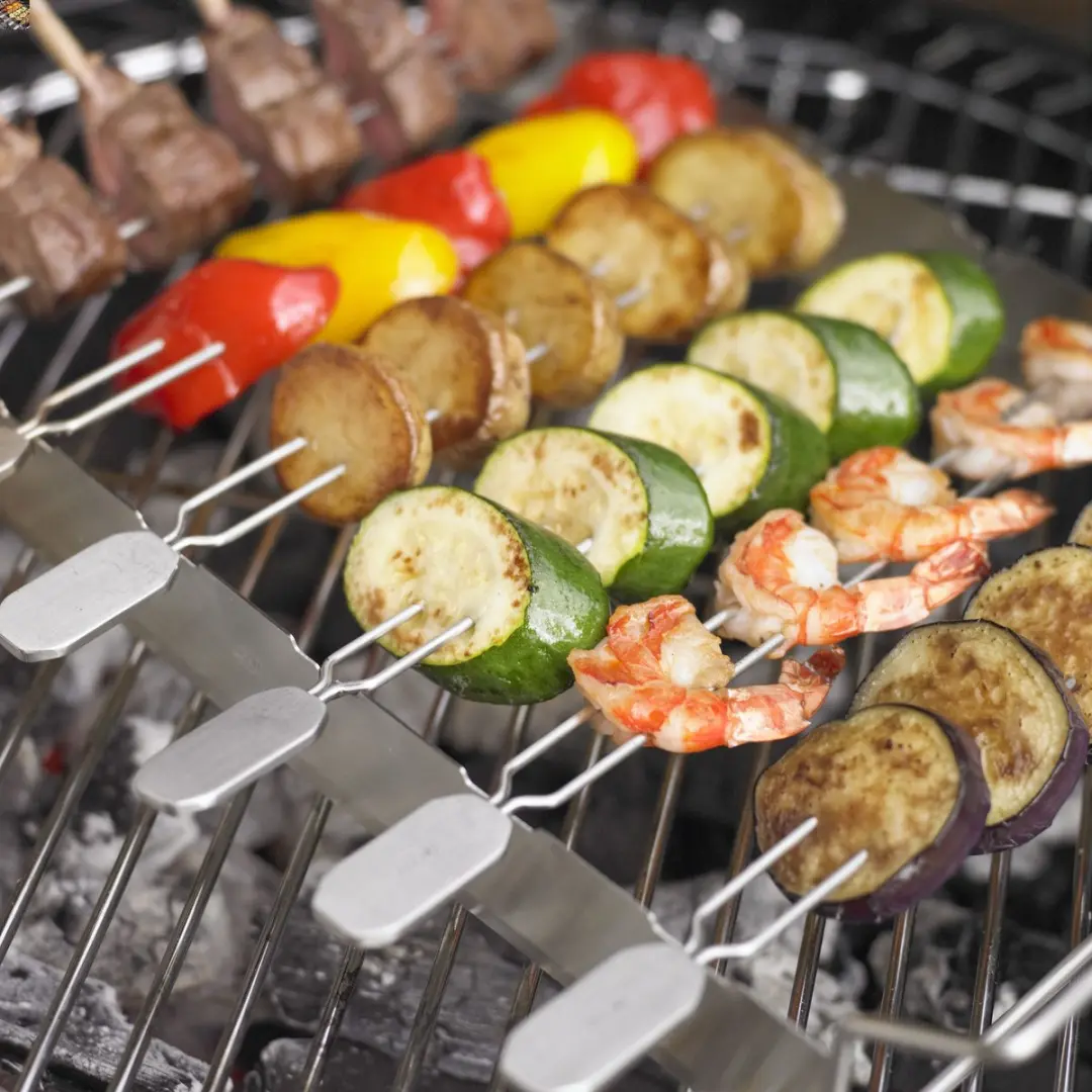 Rösle Grillspiesen 33 cm RVS - 4 Stuks - afbeelding 5 van 6