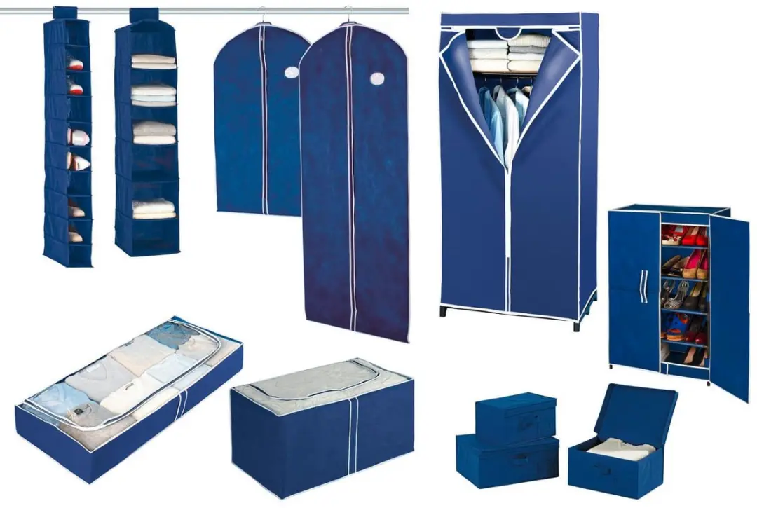Wenko Opbergbox Jumbo 91x53cm Donkerblauw - afbeelding 2 van 6