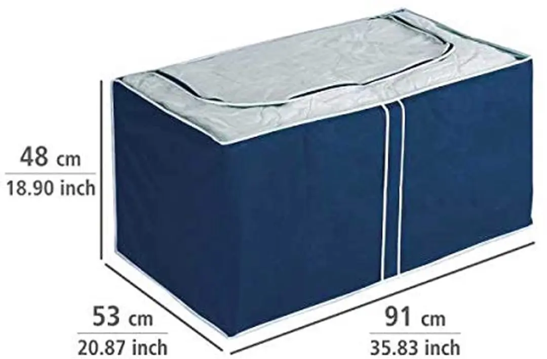 Wenko Opbergbox Jumbo 91x53cm Donkerblauw - afbeelding 6 van 6
