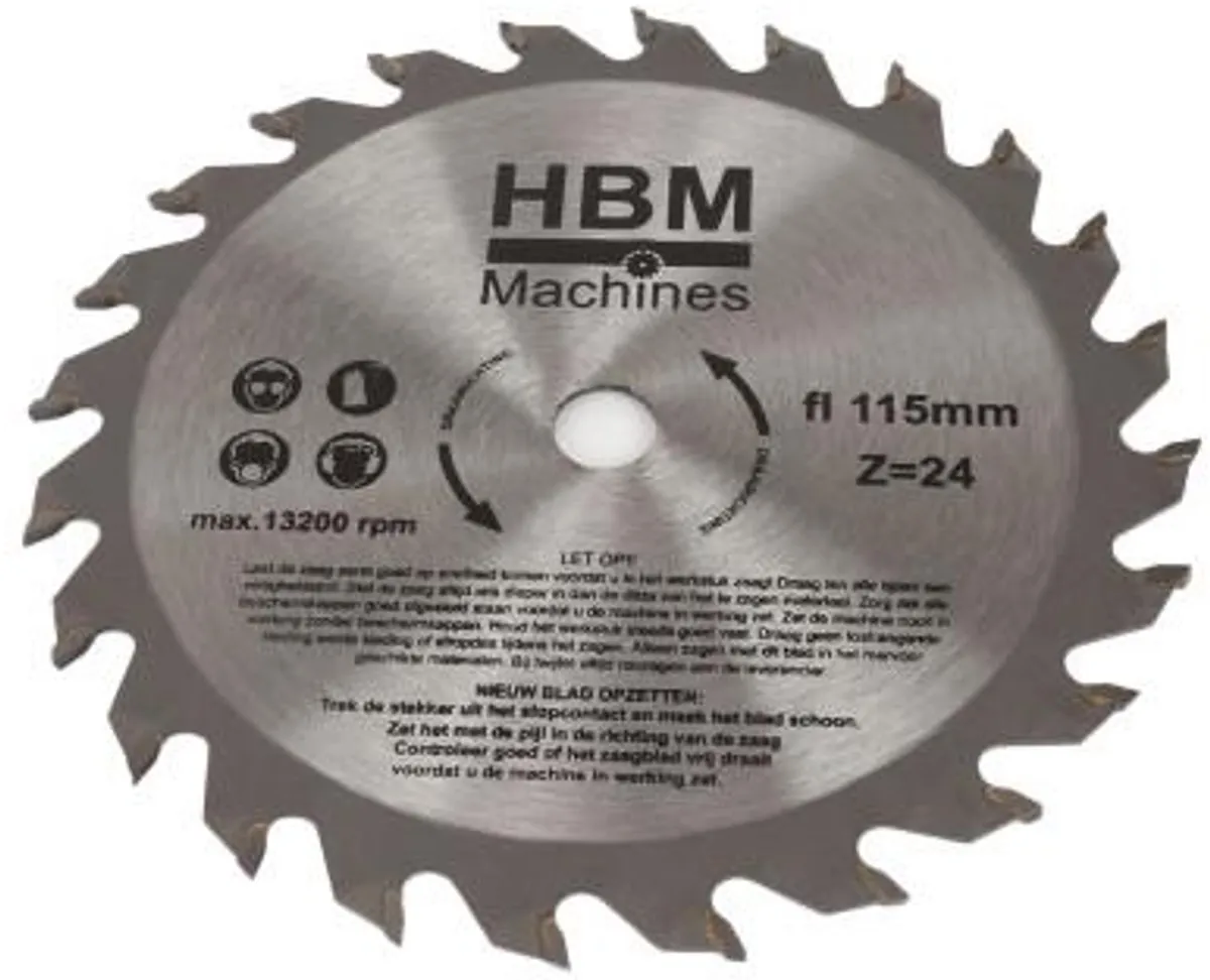 HBM H130643 Widia Zaagblad 115x10x1,7mm