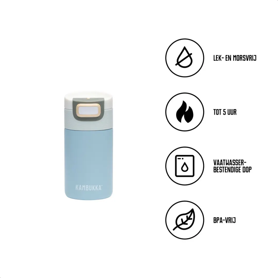 Kambukka Etna Thermosbeker 300ml - Breezy Blue - afbeelding 2 van 6