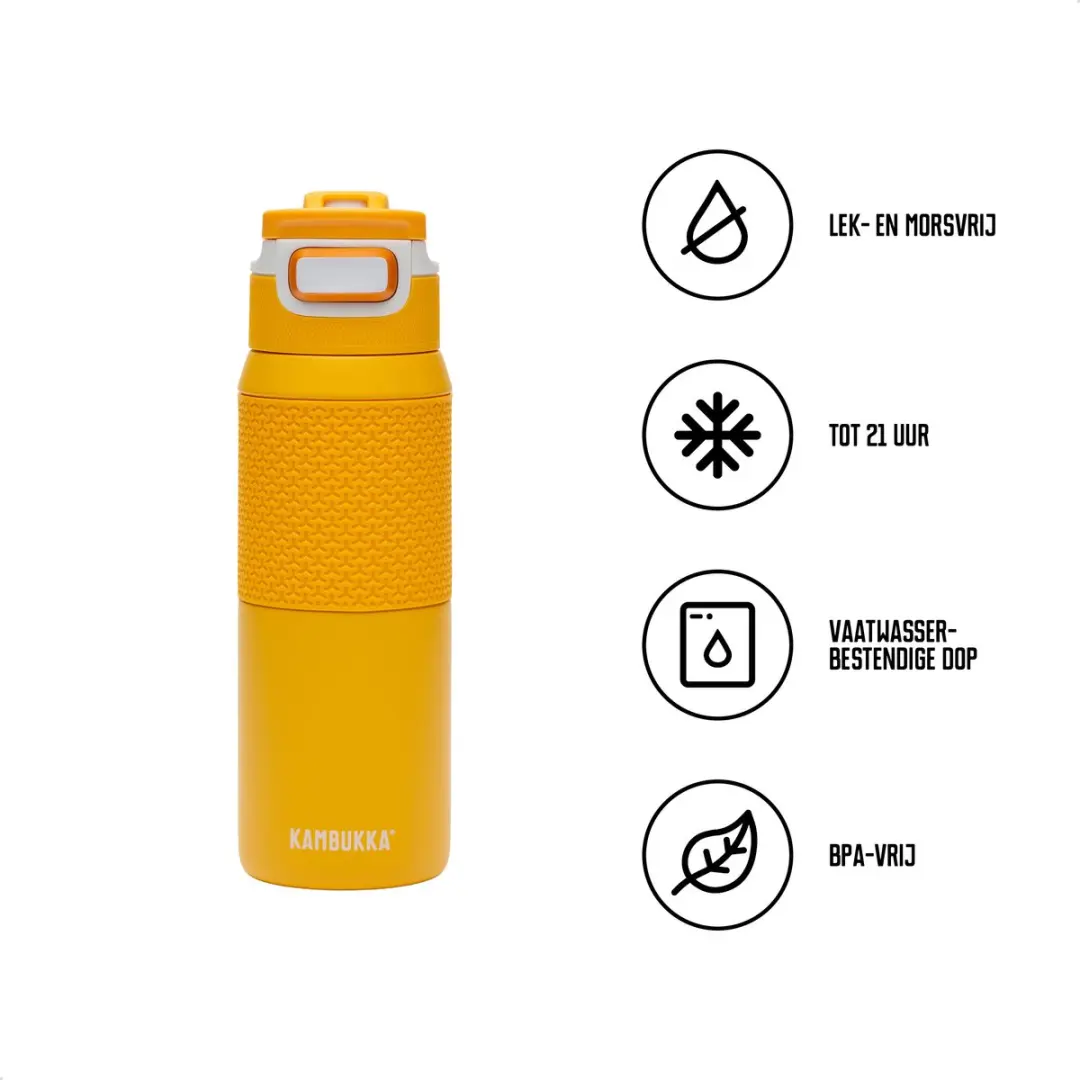 Kambukka Elton Waterfles 750ml - Mango Maniac - afbeelding 4 van 6