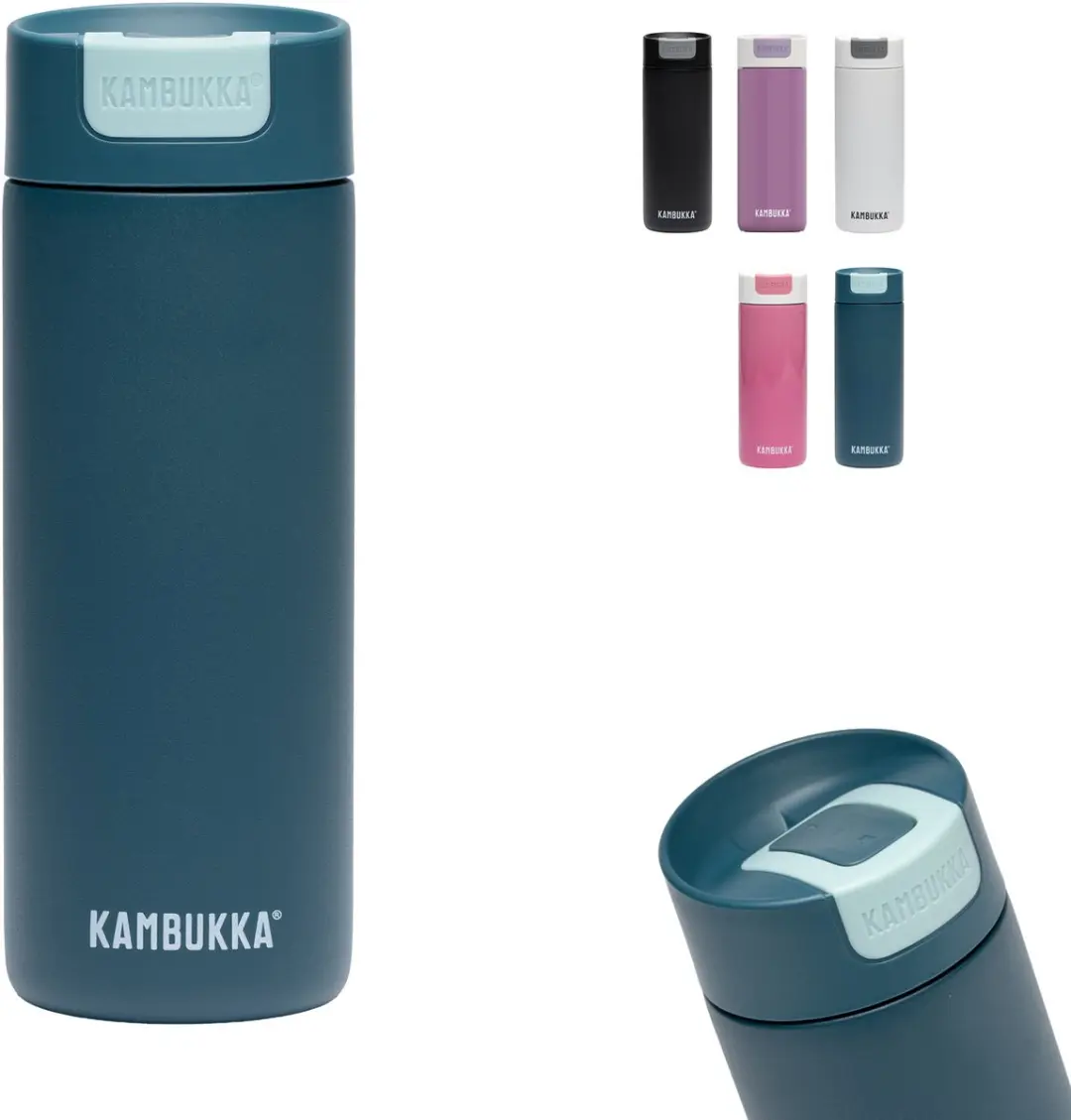 Kambukka Olympus Thermosbeker 500ml Peacock Blue