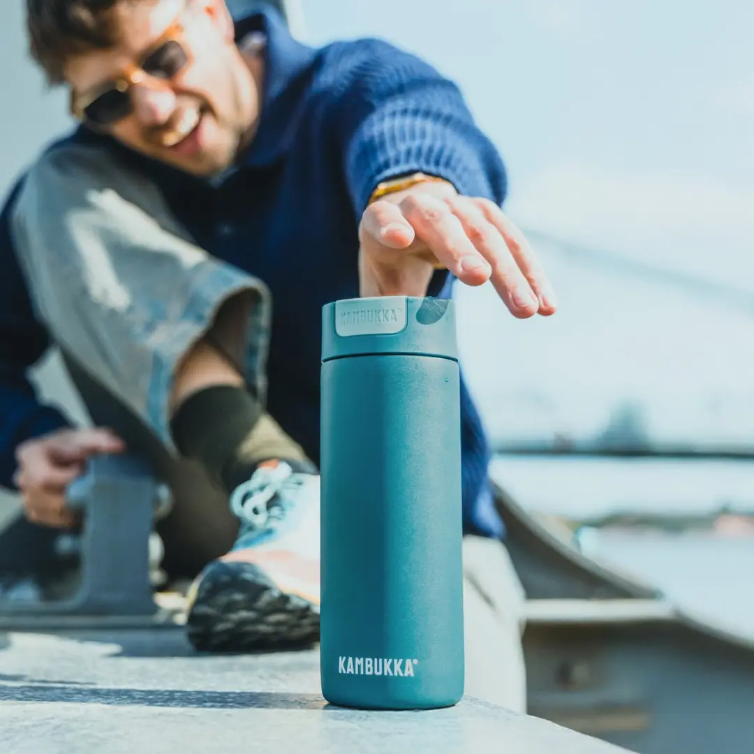Kambukka Olympus Thermosbeker 500ml Peacock Blue - afbeelding 6 van 6