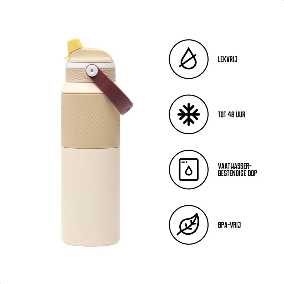 Kambukka Dupla Geïsoleerde Drinkfles 1000ml - Desert Sand - afbeelding 3 van 6