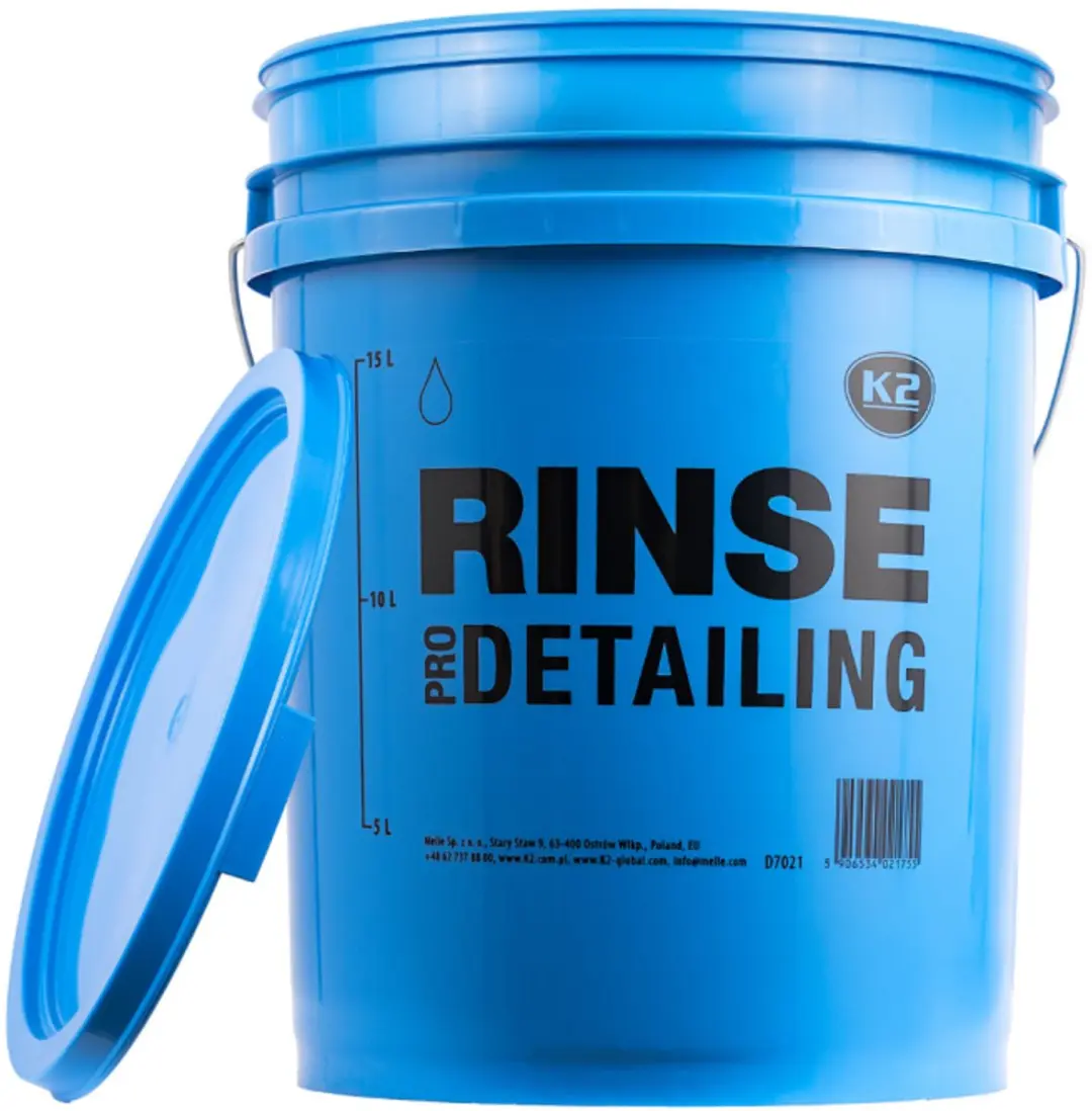 K2 RINSE Serie Detailing Emmer 20L Blauw - afbeelding 5 van 6