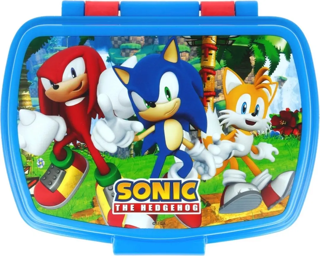 Sonic Broodtrommel 17x14cm - Multi Colour - afbeelding 3 van 4