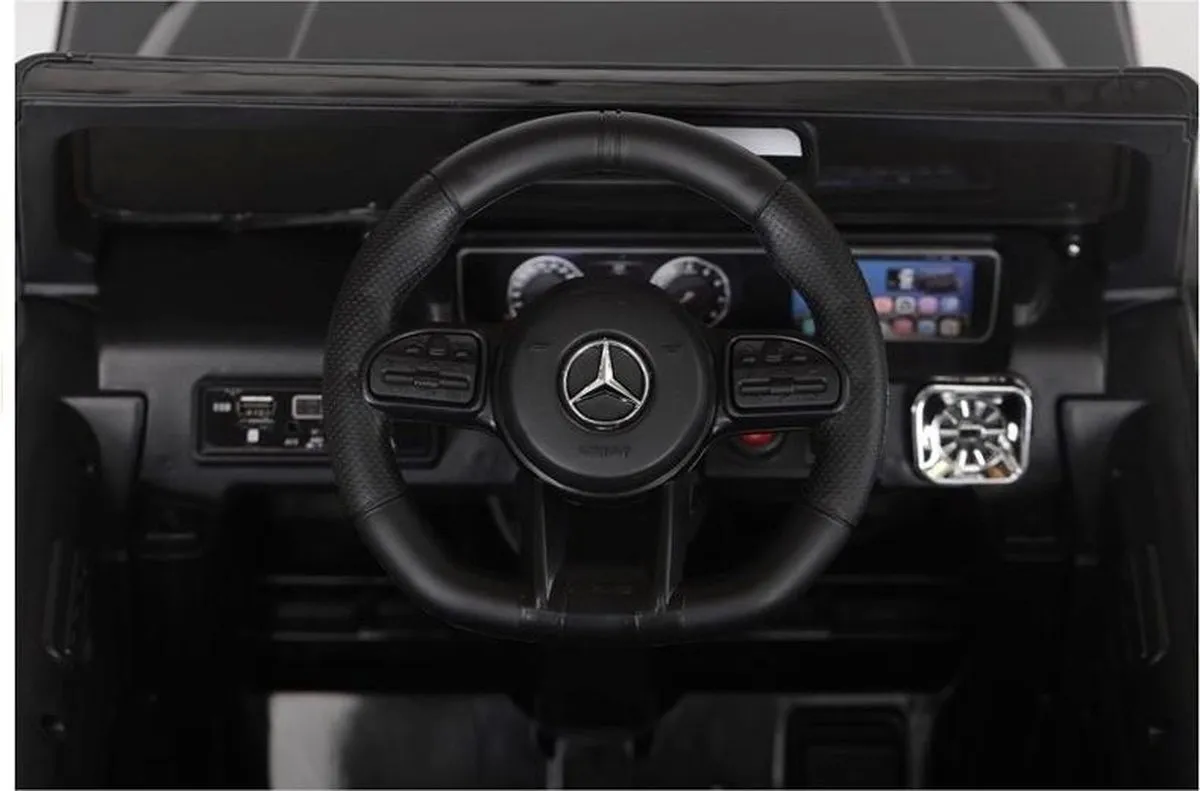 Mercedes G63 AMG 12V Kinderauto - Zwart