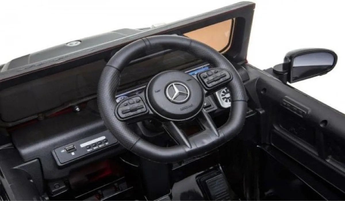 Mercedes G63 AMG 12V Kinderauto - Zwart