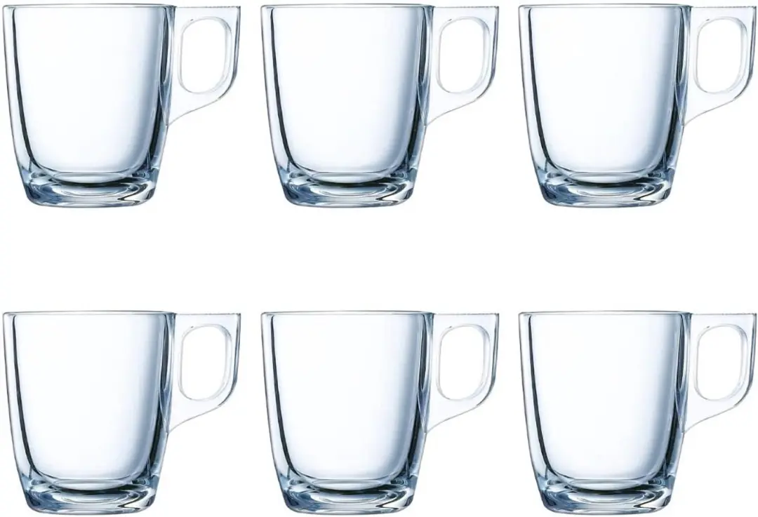 Set van 6 Espresso Kopjes 9cl