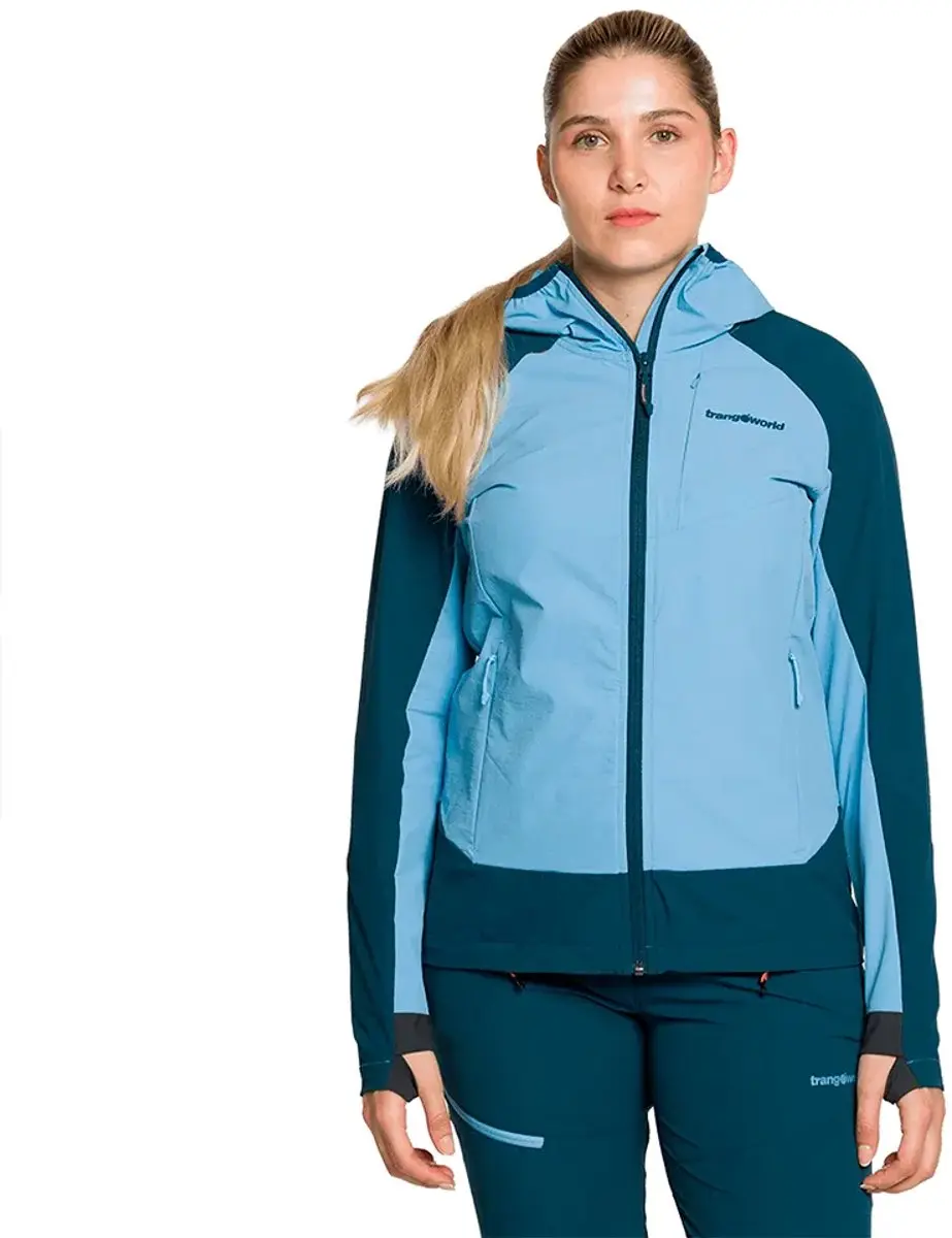 Trangoworld Caillich Df Softshelljack Blauw S Vrouw