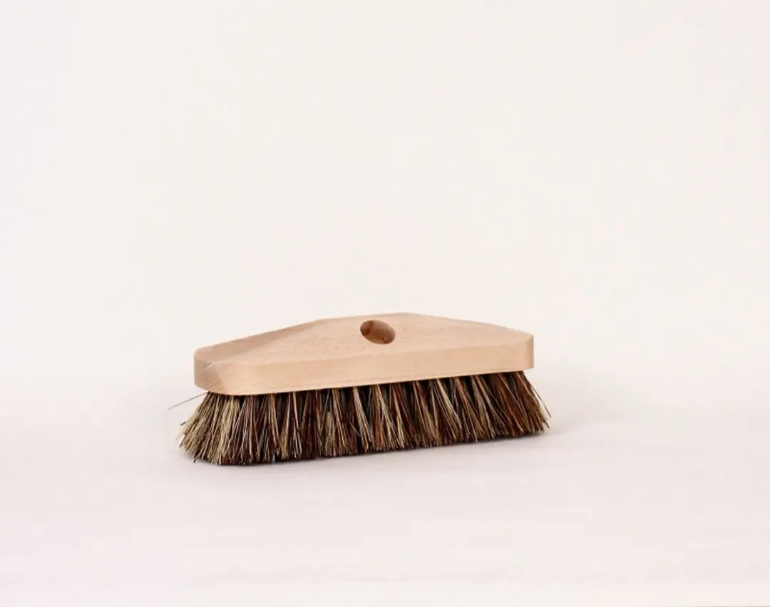 Luiwagen union houten schoonmaakborstel 23,5x5,8cm FSC tarwe.