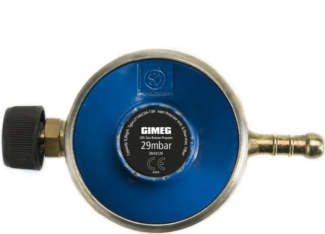 Gimeg Gasdrukregelaar Campingaz 29mbar Blauw