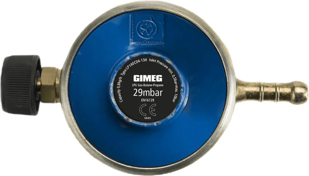Gimeg Gasdrukregelaar Campingaz 29mbar Blauw - afbeelding 2 van 4