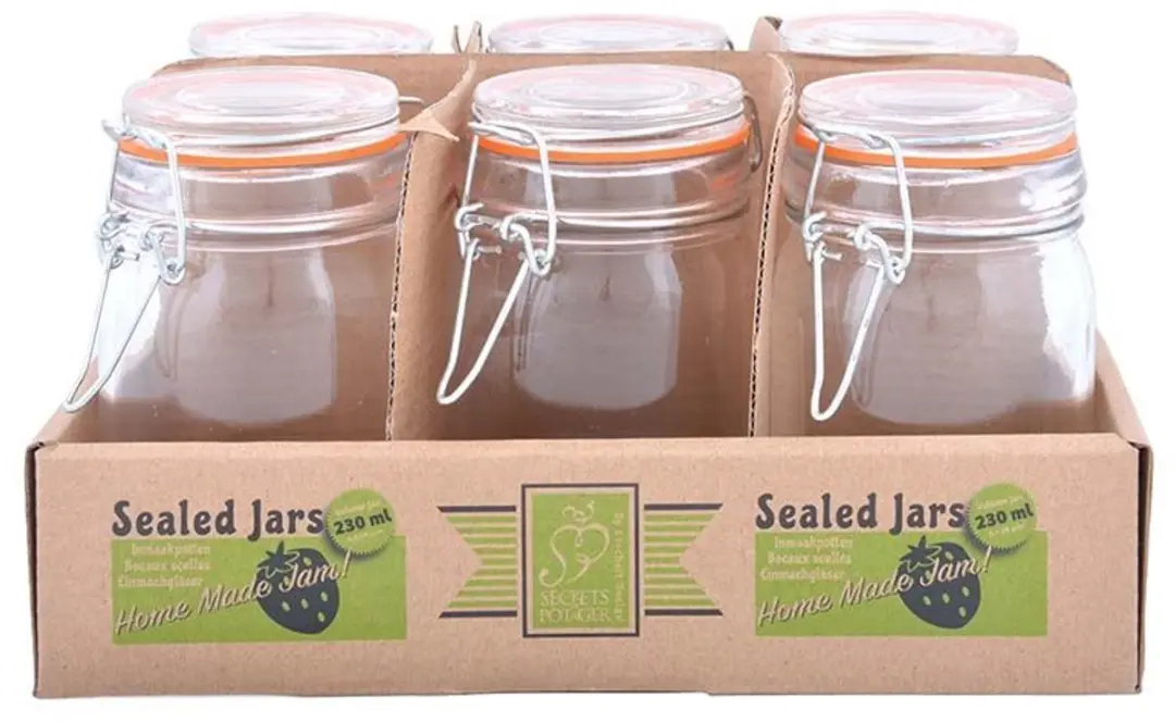 Esschert Design inmaakpotten 230ml - set van 6 - afbeelding 2 van 3