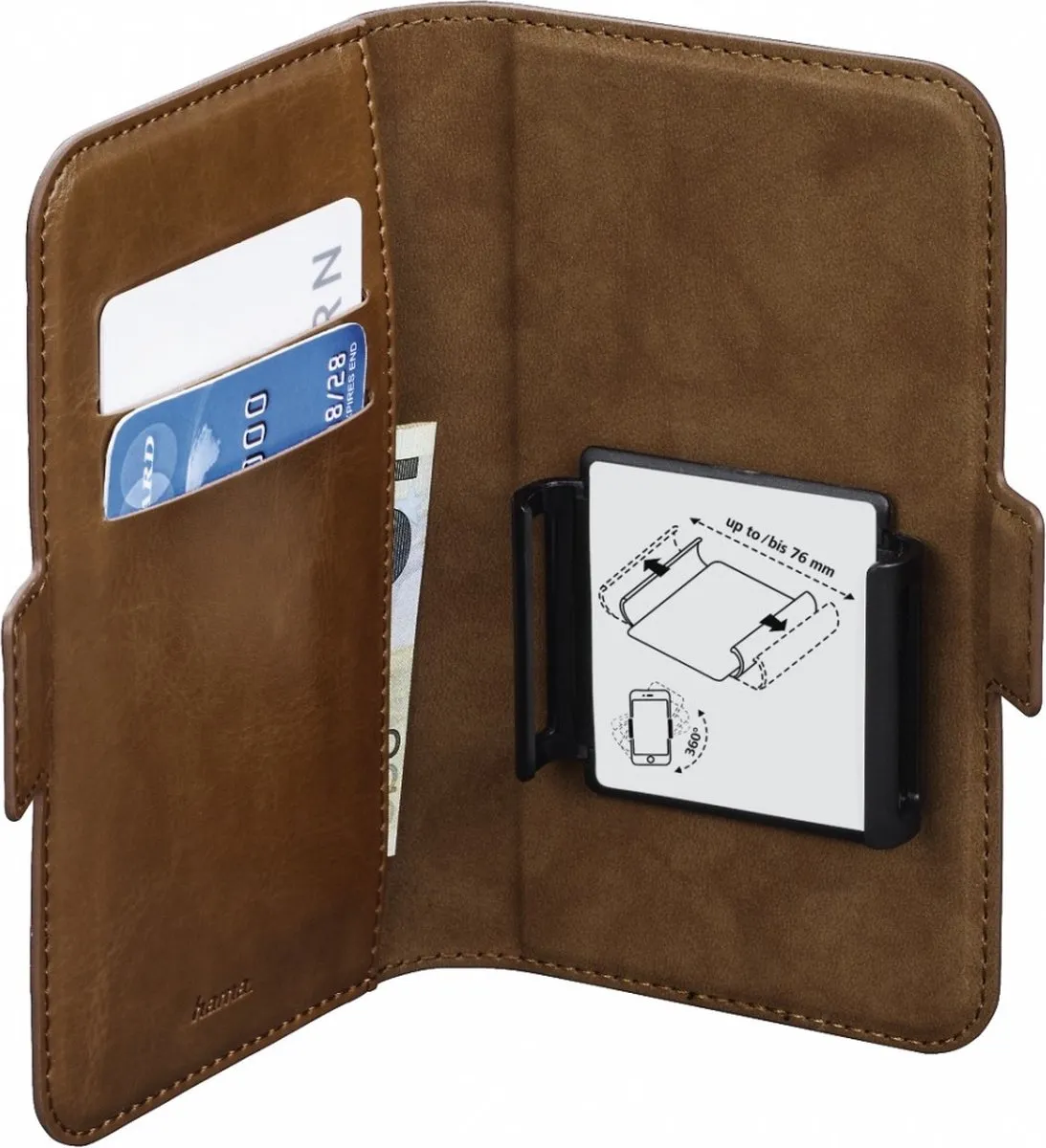 Hama Booklet Smart Move L Bruin - 00177385