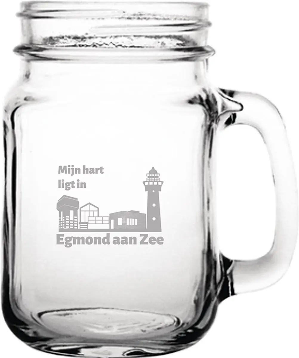 Gegraveerde Drinkglas 45cl Egmond aan Zee