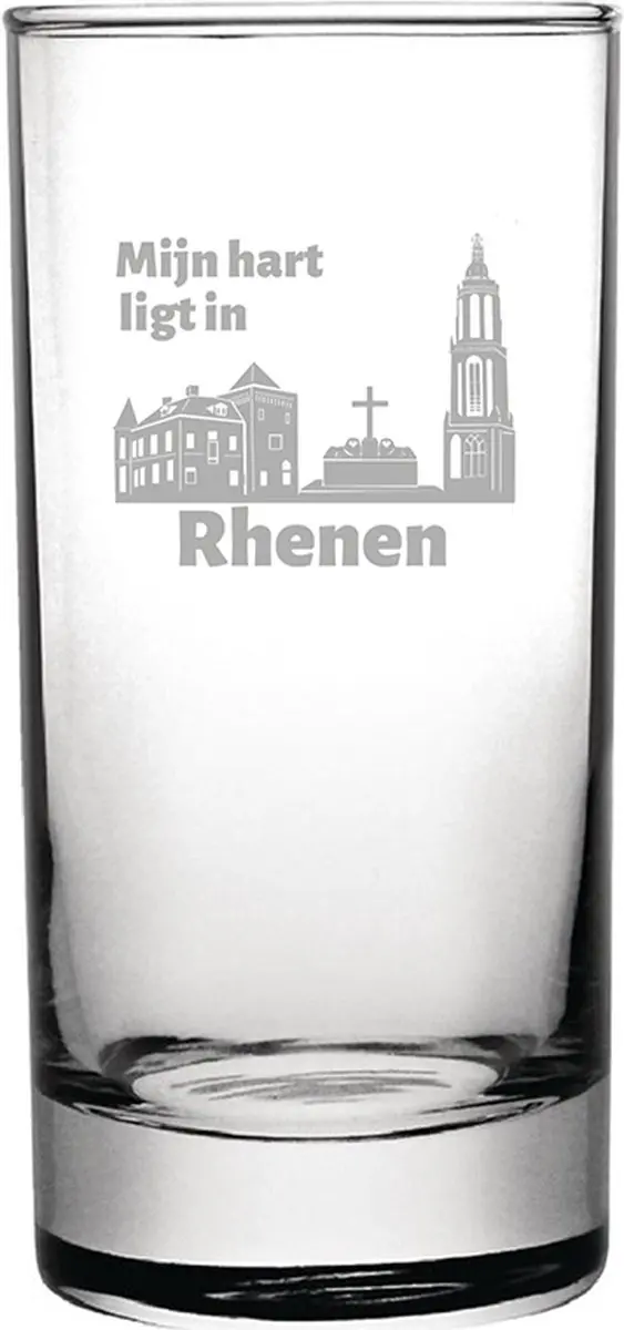 Gegraveerde longdrinkglas 28,5cl Rhenen