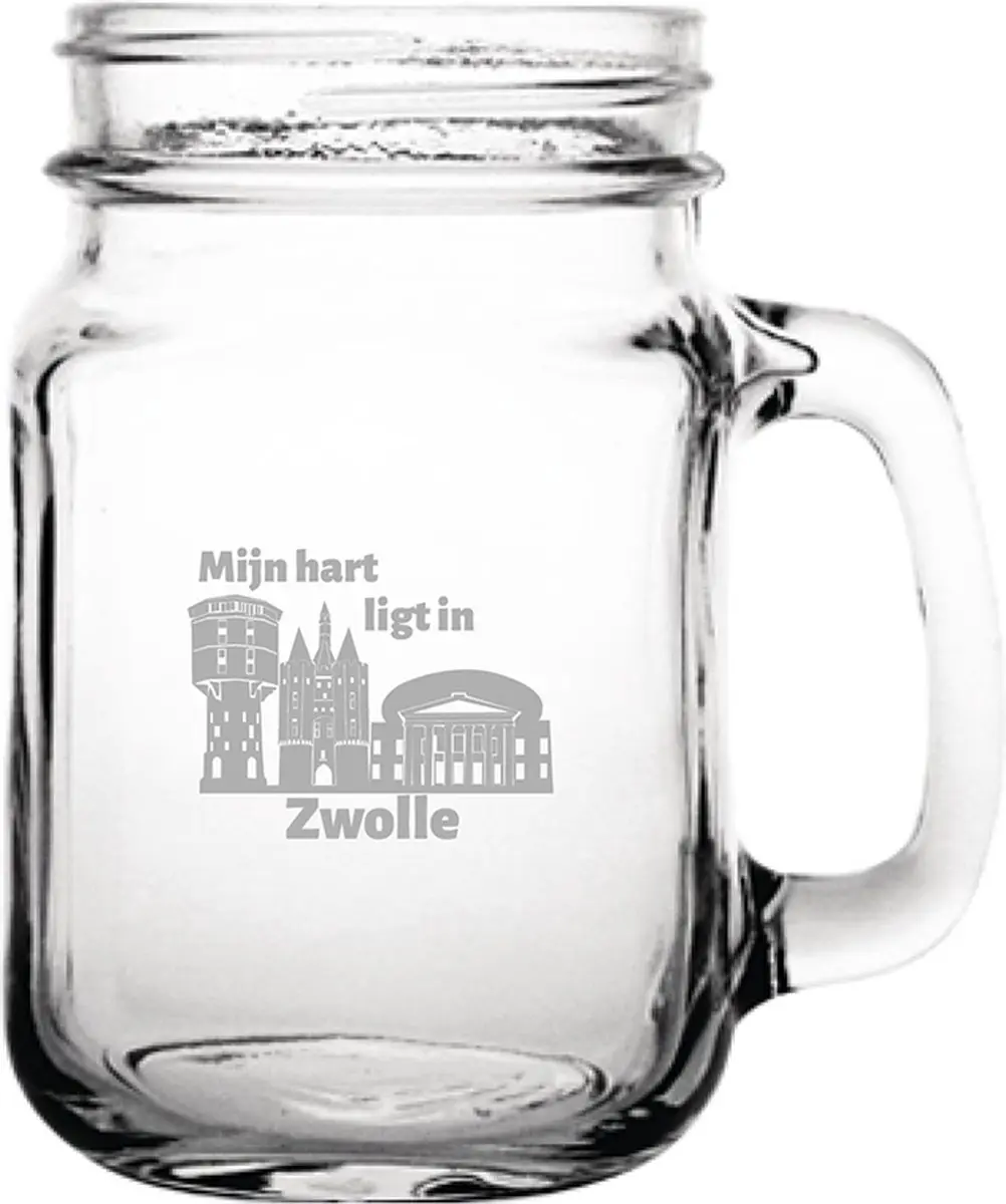 Gegraveerde Drinkglas 45cl Zwolle