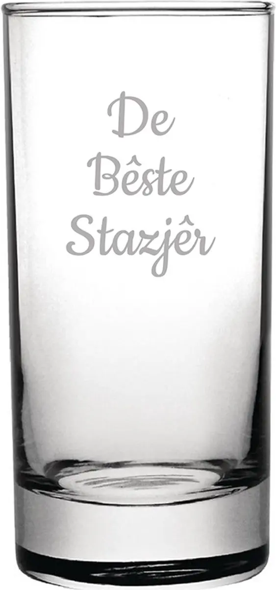 Gegraveerde longdrinkglas 28,5cl De Bêste Stazjêr